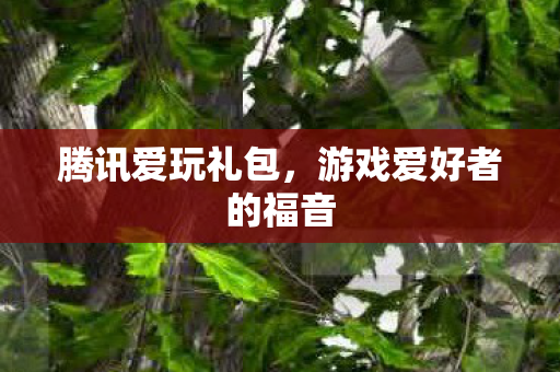 腾讯爱玩礼包，游戏爱好者的福音