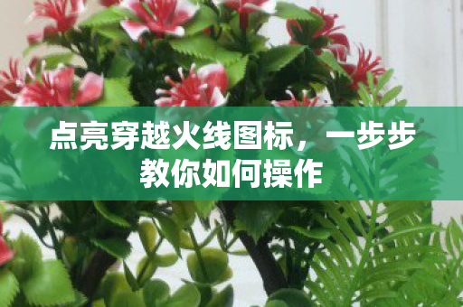 点亮穿越火线图标，一步步教你如何操作