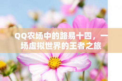 QQ农场中的路易十四，一场虚拟世界的王者之旅