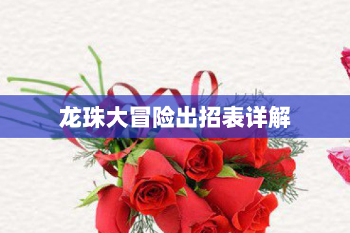 龙珠大冒险出招表详解