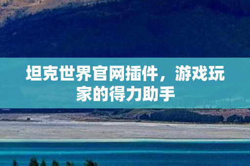 坦克世界官网插件，游戏玩家的得力助手