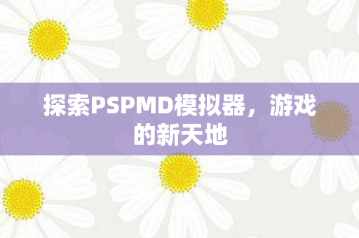 探索PSPMD模拟器，游戏的新天地