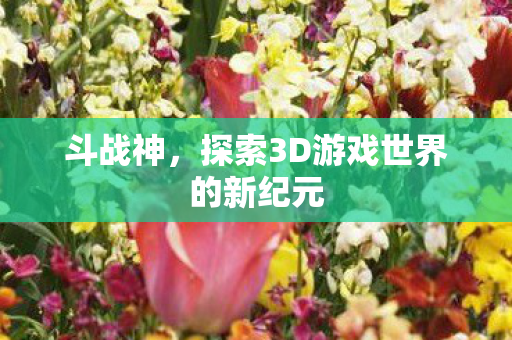 斗战神，探索3D游戏世界的新纪元