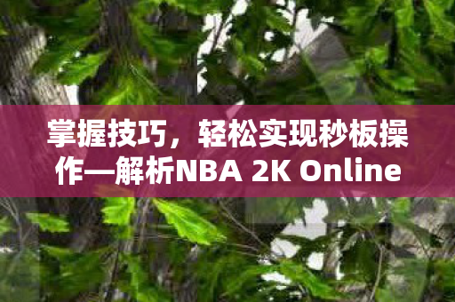 掌握技巧，轻松实现秒板操作—解析NBA 2K Online中的关键技巧