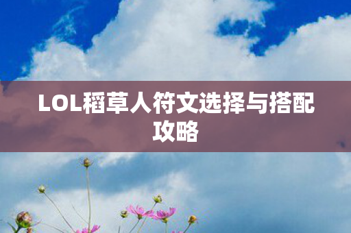 LOL稻草人符文选择与搭配攻略