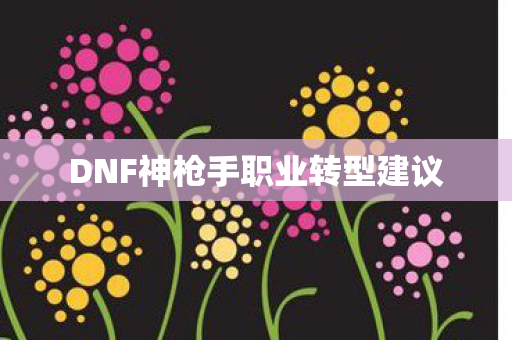 DNF神枪手职业转型建议