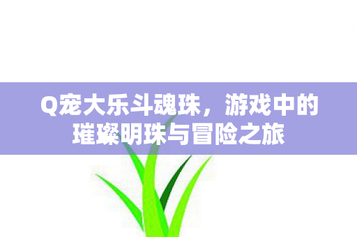 Q宠大乐斗魂珠，游戏中的璀璨明珠与冒险之旅