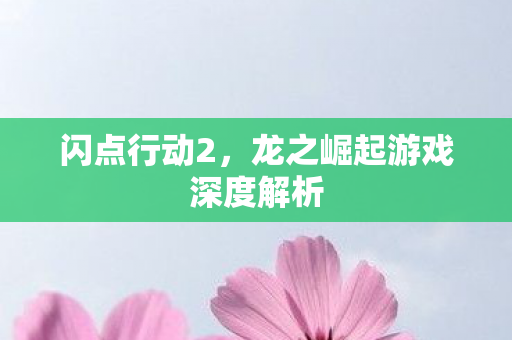 闪点行动2，龙之崛起游戏深度解析