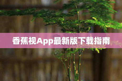 香蕉视App最新版下载指南