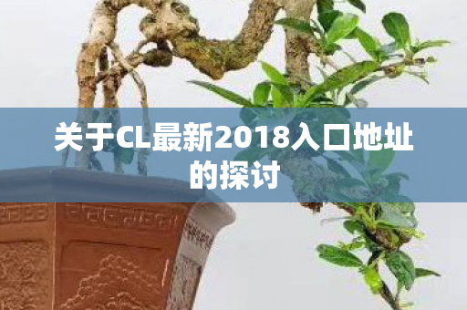 关于CL最新2018入口地址的探讨