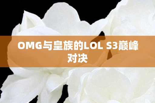 OMG与皇族的LOL S3巅峰对决
