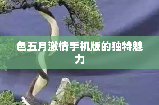 色五月激情手机版的独特魅力