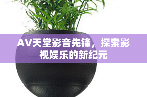 AV天堂影音先锋，探索影视娱乐的新纪元