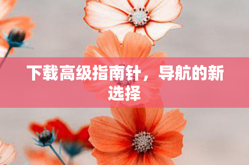 下载高级指南针，导航的新选择