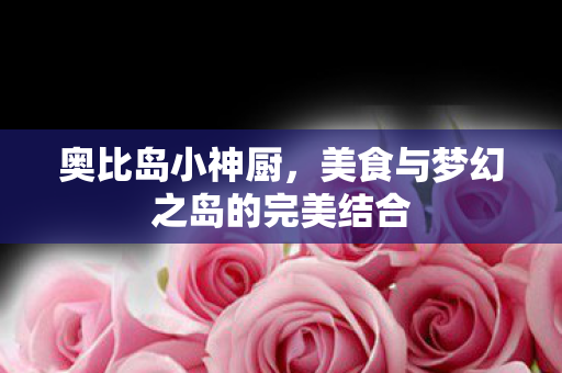 奥比岛小神厨,美食与梦幻之岛的完美结合 奥比岛小神厨,美食与梦幻之岛的完美结合