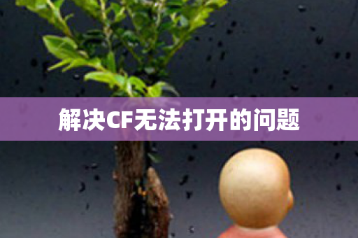 解决CF无法打开的问题