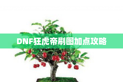 DNF狂虎帝刷图加点攻略