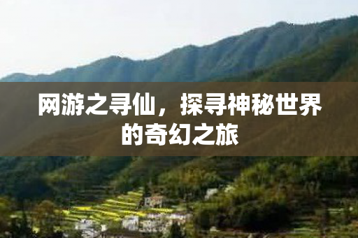 网游之寻仙,探寻神秘世界的奇幻之旅 网游之寻仙,探寻神秘世界的奇幻之旅