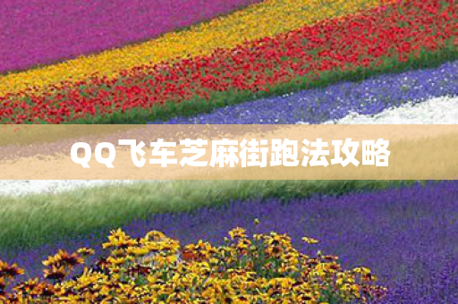 QQ飞车芝麻街跑法攻略
