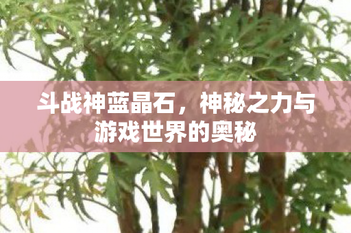 斗战神蓝晶石，神秘之力与游戏世界的奥秘