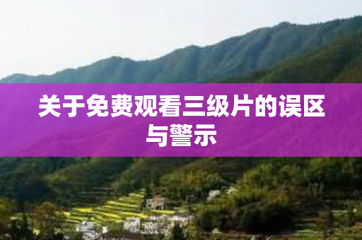 关于免费观看三级片的误区与警示