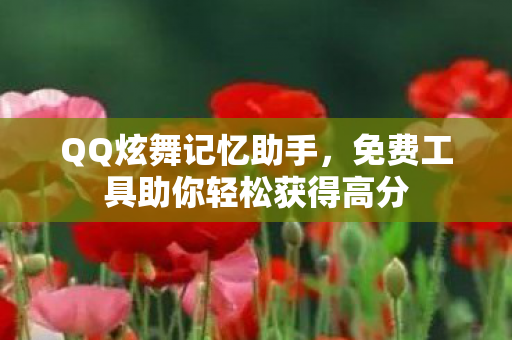 QQ炫舞记忆助手,免费工具助你轻松获得高分 QQ炫舞记忆助手,免费工具助你轻松获得高分