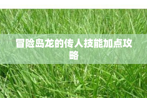 冒险岛龙的传人技能加点攻略