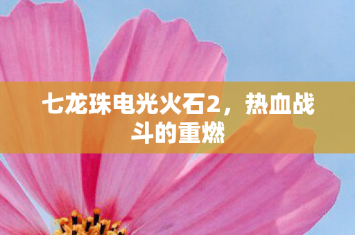 七龙珠电光火石2，热血战斗的重燃