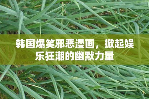 韩国爆笑邪恶漫画，掀起娱乐狂潮的幽默力量