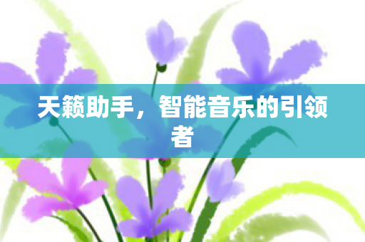 天籁助手，智能音乐的引领者