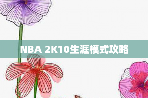 NBA 2K10生涯模式攻略