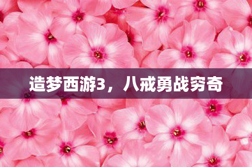 造梦西游3，八戒勇战穷奇