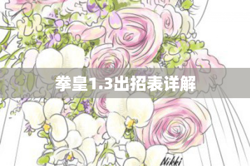 拳皇1.3出招表详解