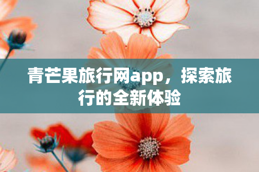 青芒果旅行网app，探索旅行的全新体验