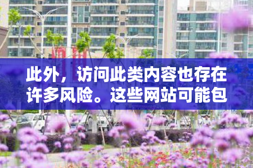 此外,访问此类内容也存在许多风险。这些网站可能包含恶意软件、病毒或其他网络安全威胁,可能会导致个人信息泄露或其他严重后果。因此,我强烈建议避免寻找和访问此类内容 此外,访问此类内容也存在许多风险。这些网站可能包含恶意软件、病毒或其他网络安全威胁,可能会导致个人信息泄露或其他严重后果。因此,我强烈建议避免寻找和访问此类内容