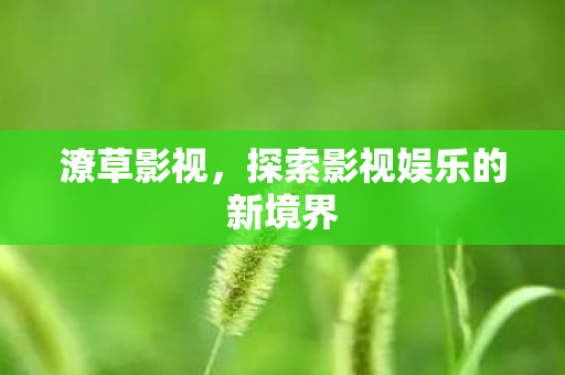 潦草影视，探索影视娱乐的新境界