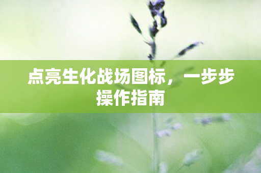 点亮生化战场图标，一步步操作指南