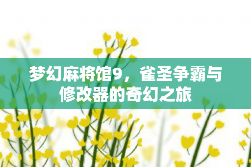 梦幻麻将馆9,雀圣争霸与修改器的奇幻之旅 梦幻麻将馆9,雀圣争霸与修改器的奇幻之旅
