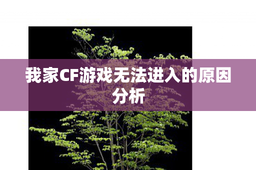 我家CF游戏无法进入的原因分析