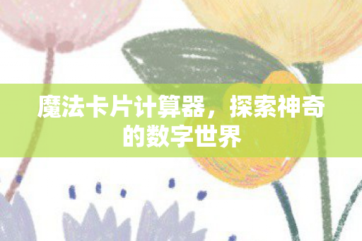 魔法卡片计算器，探索神奇的数字世界