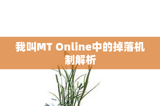 我叫MT Online中的掉落机制解析