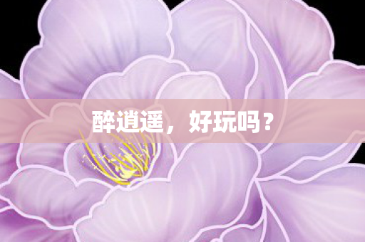 醉逍遥，好玩吗？