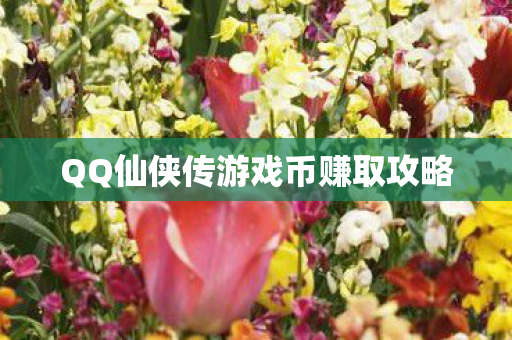 QQ仙侠传游戏币赚取攻略