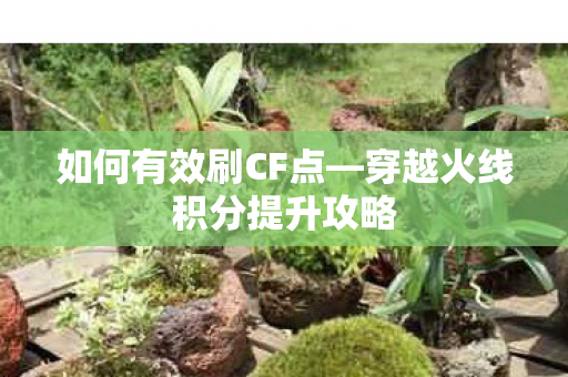 如何有效刷CF点—穿越火线积分提升攻略