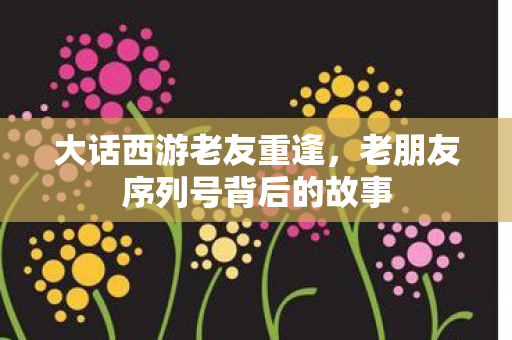 大话西游老友重逢，老朋友序列号背后的故事