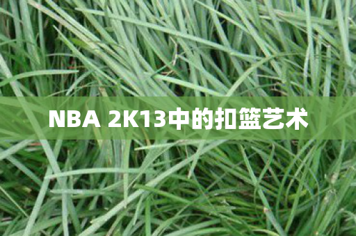 NBA 2K13中的扣篮艺术