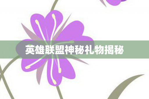 英雄联盟神秘礼物揭秘