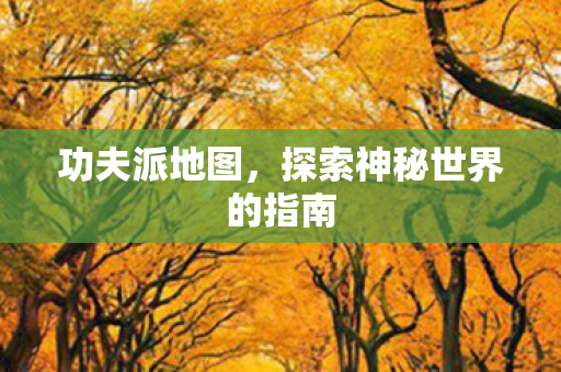 功夫派地图，探索神秘世界的指南