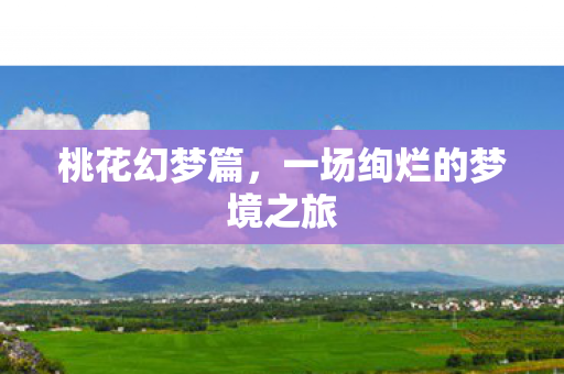 桃花幻梦篇，一场绚烂的梦境之旅