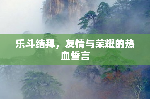 乐斗结拜，友情与荣耀的热血誓言